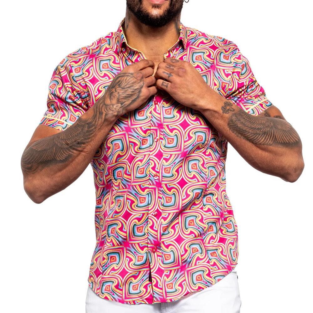 Psychedelia Short Sleeve Shirt by Eight X (M-2357K)