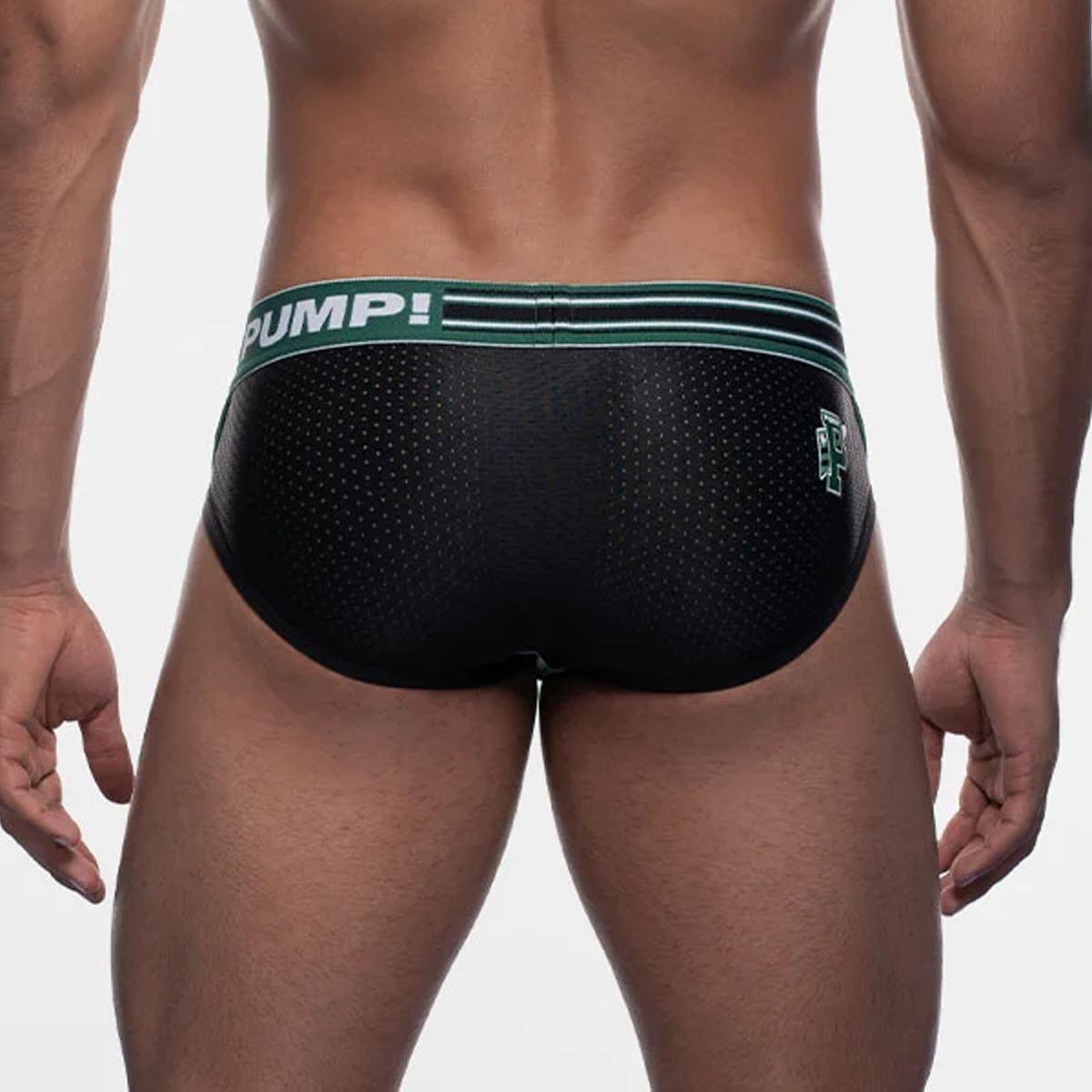 Boost Black/Dark Green Brief by PUMP!