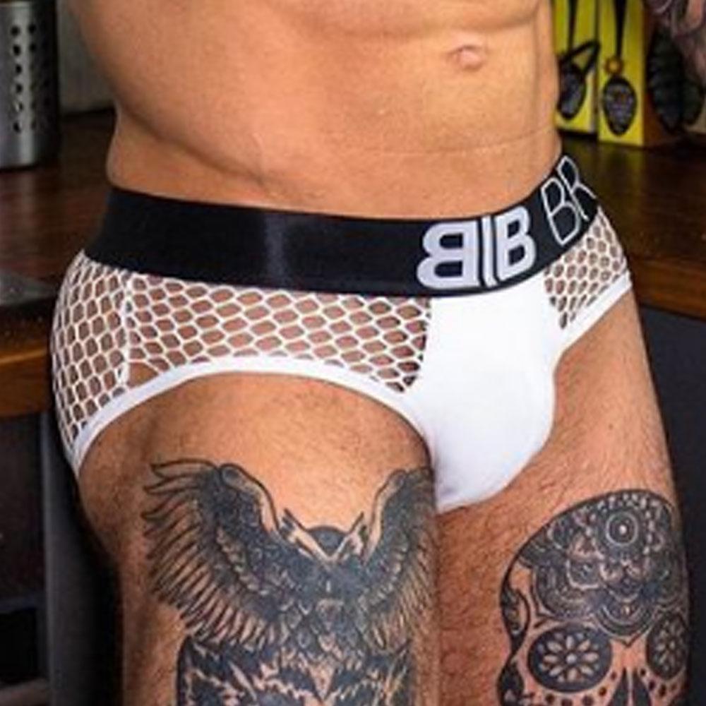 White Mesh Brief by Bill & Brandon Underwear