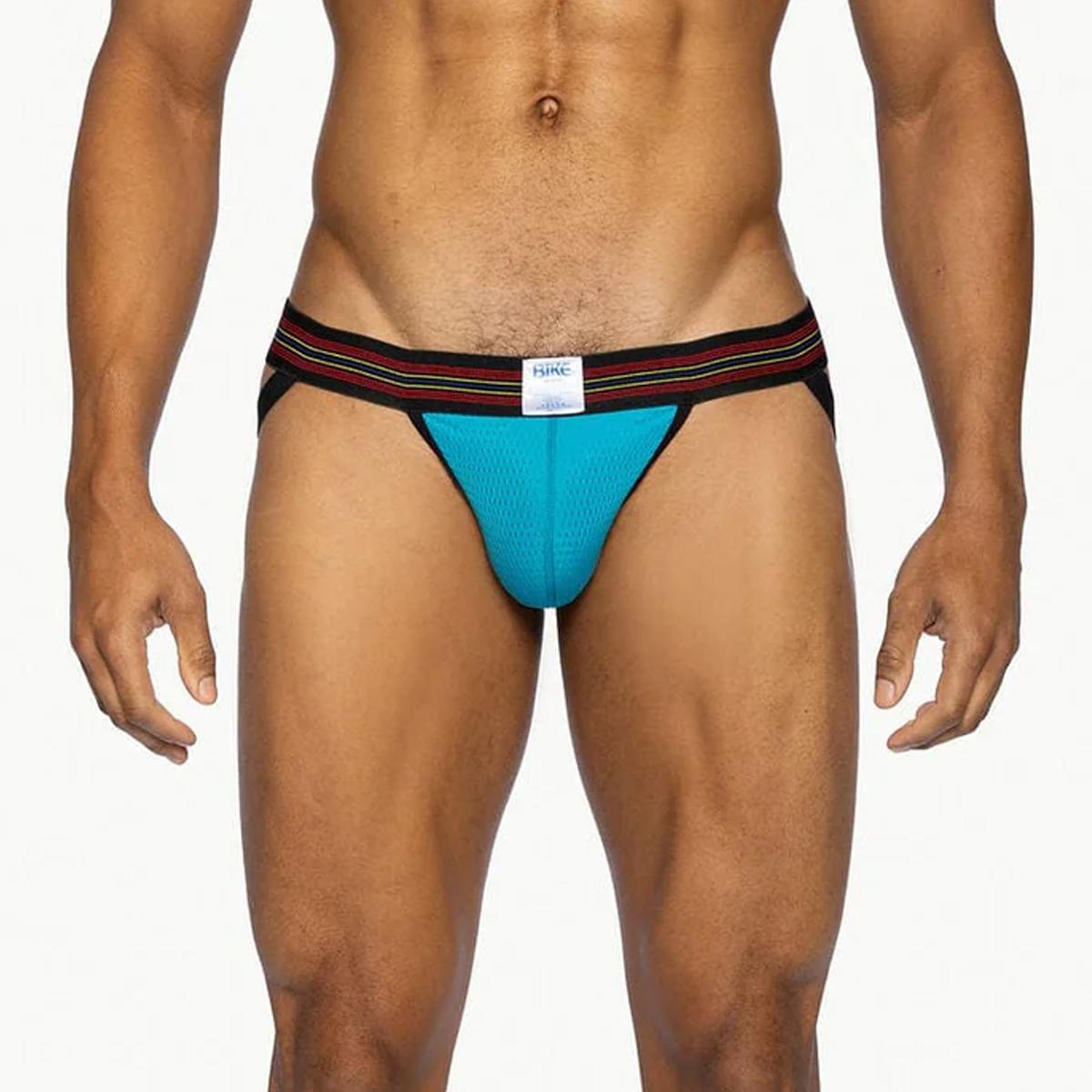 Teal Mesh Jockstrap by Bike Athletic