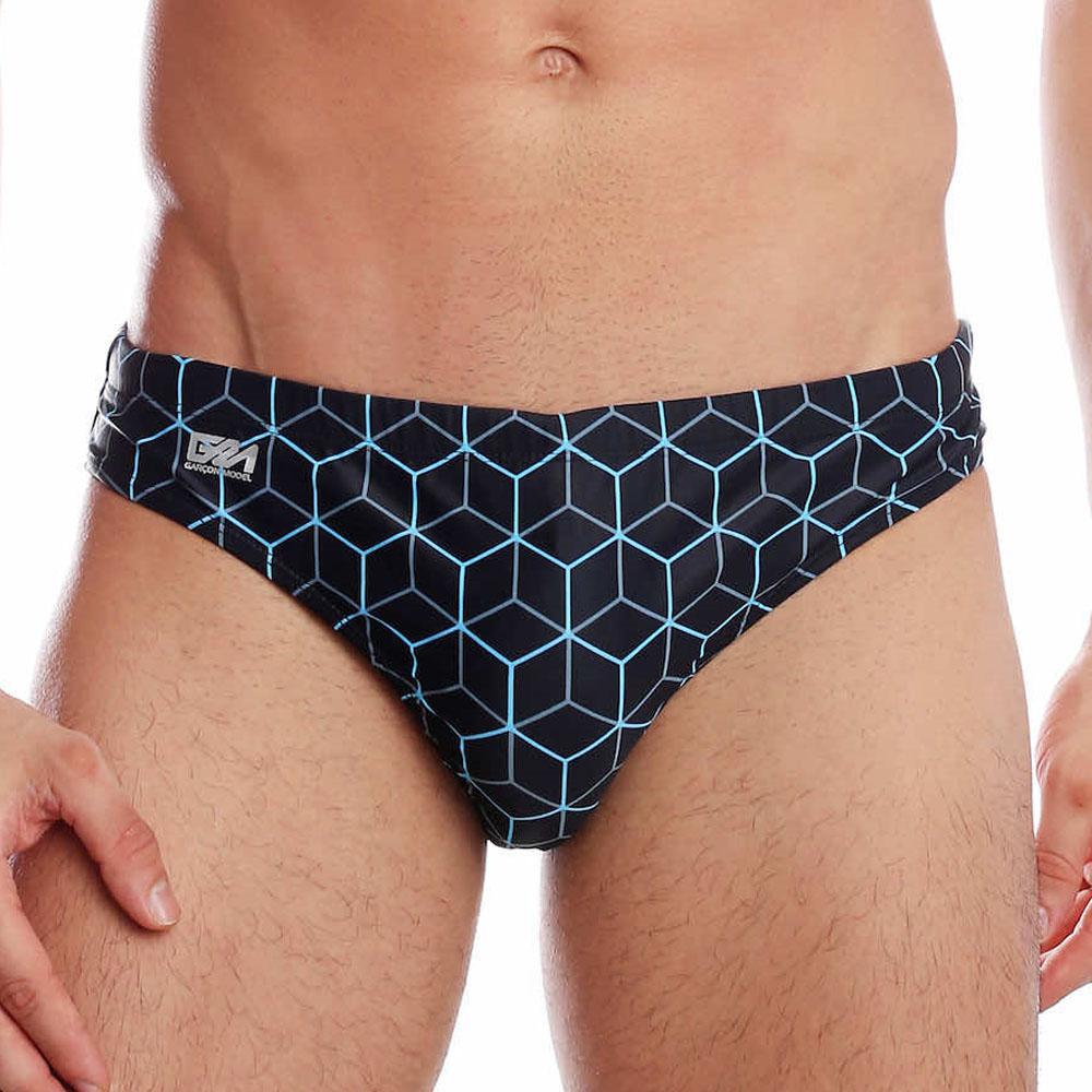 Radiant Navy/Aqua Swim Briefs by Garcon