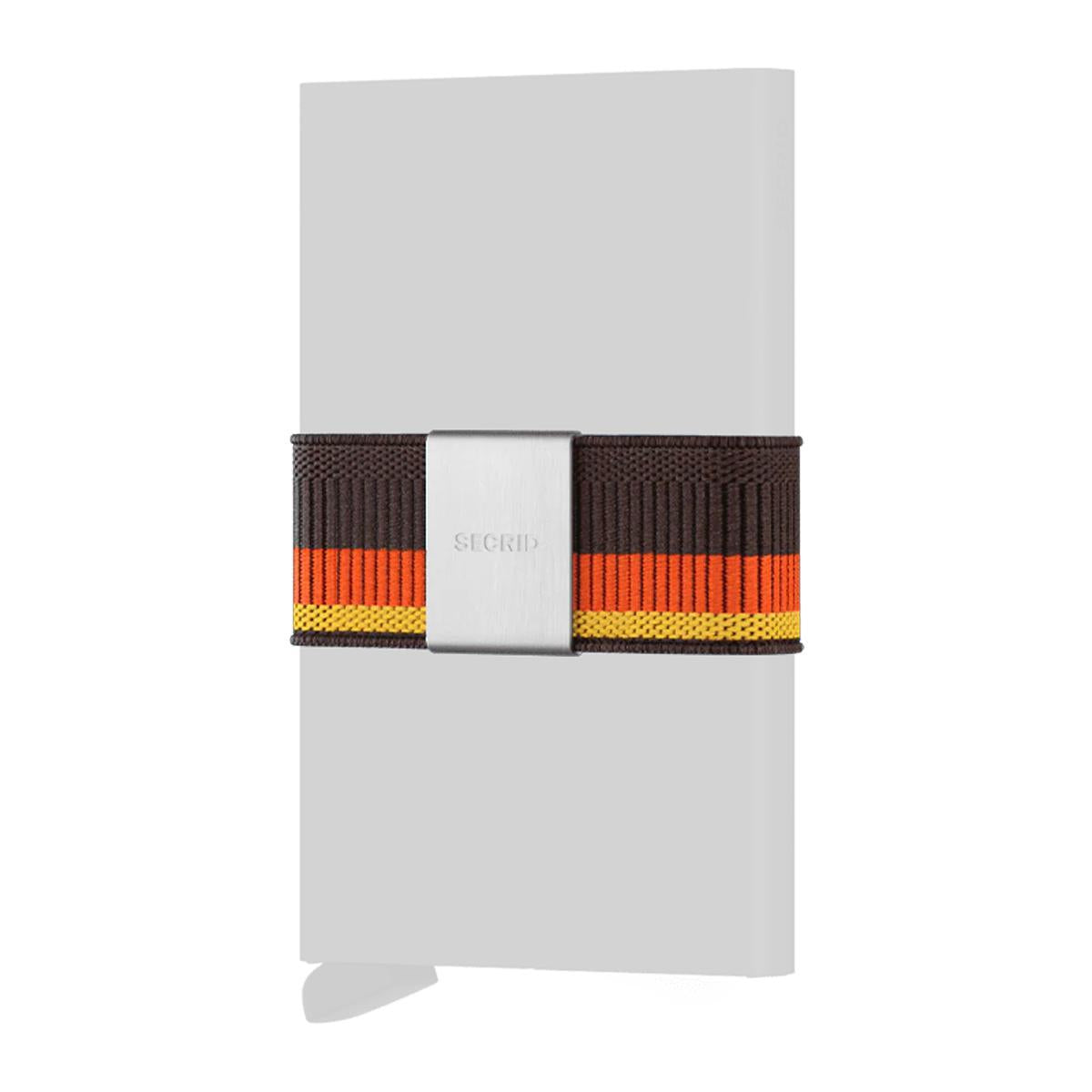 Groove Brown/Orange Moneyband by Secrid