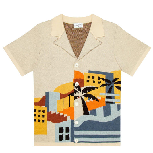 Havana Sunset Knit Shirt by Mavrans
