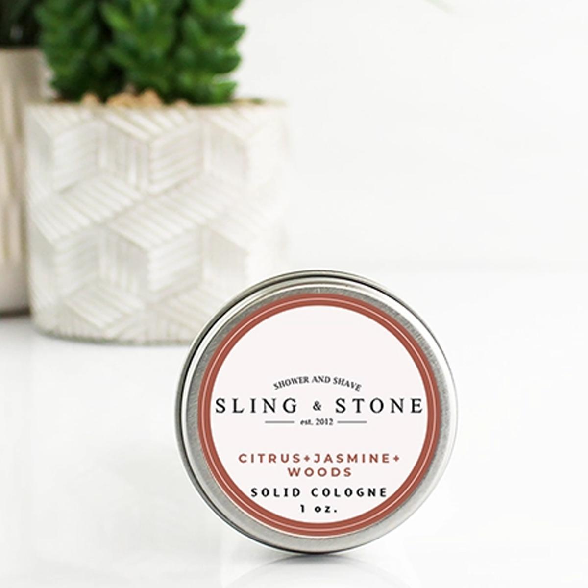 Citrus + Jasmine + Woods Solid Scent Cologne
