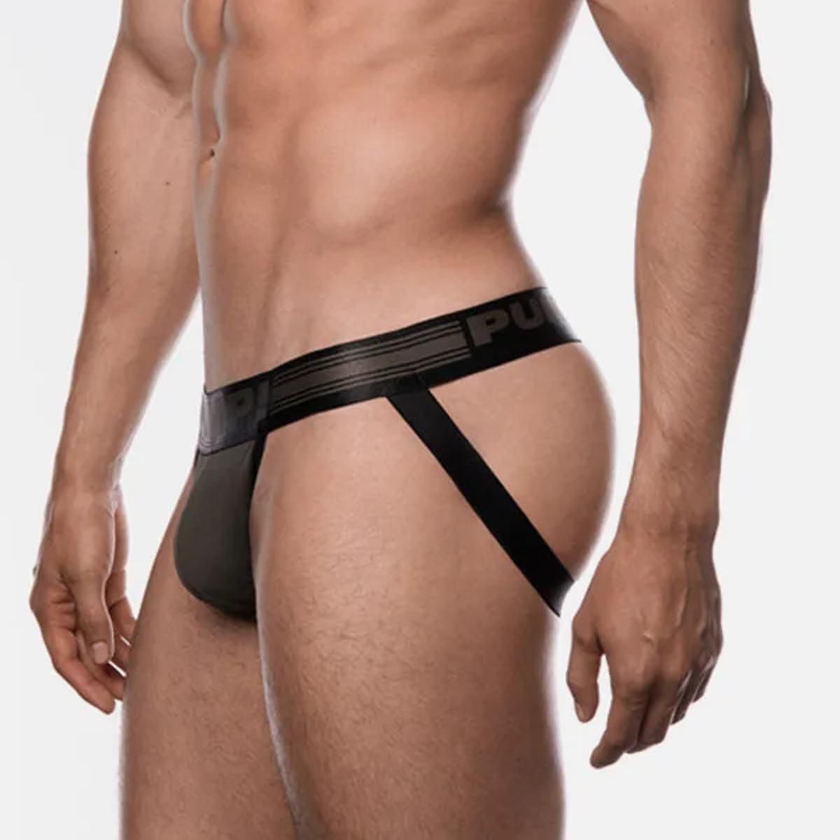 Military Free-Fit Army Green Jockstrap by PUMP!