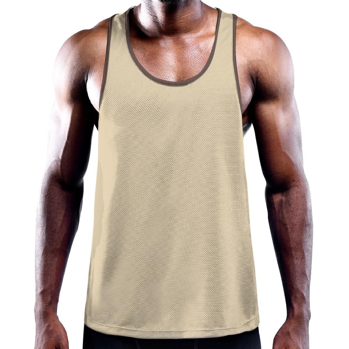 Baja Tan Solid Color Y-Back Tank from Assassin Menswear
