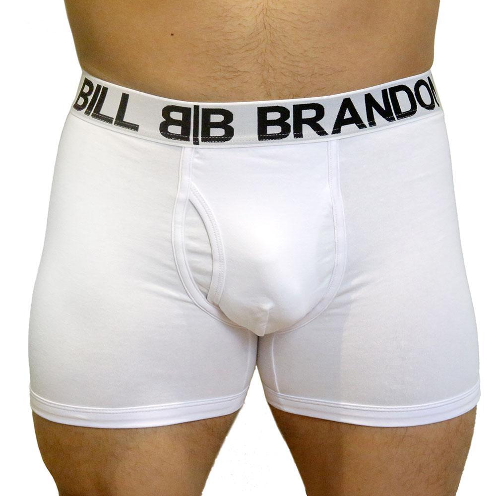 White Boxer Brief by Bill & Brandon Underwear
