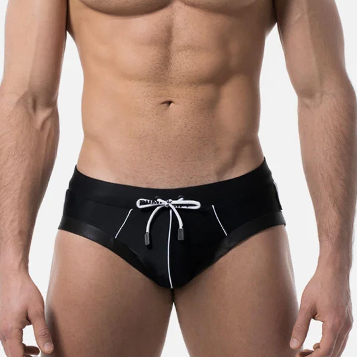 Black Waterbrief Swim Brief by PUMP!