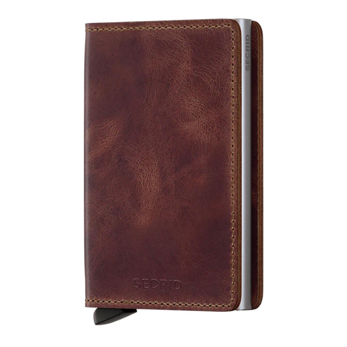 Vintage Brown Slimwallet by Secrid