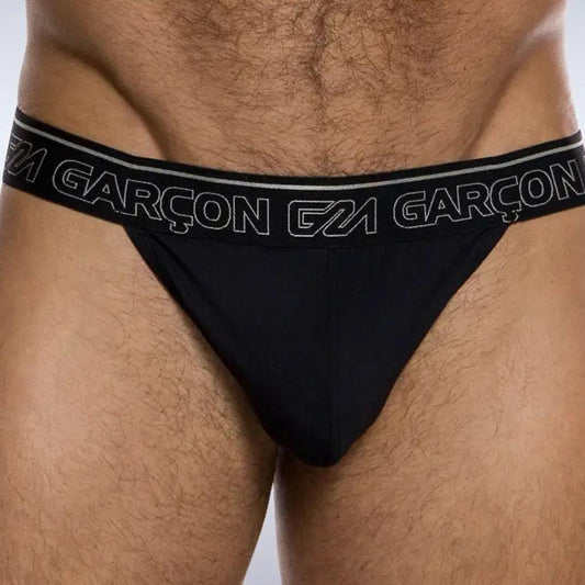 Black Bamboo Thong by Garcon (GM22-BLK-THONG)