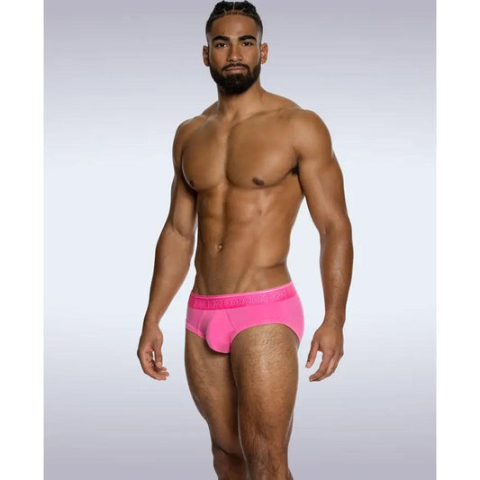 Neon Pink Bamboo Brief by Garcon
