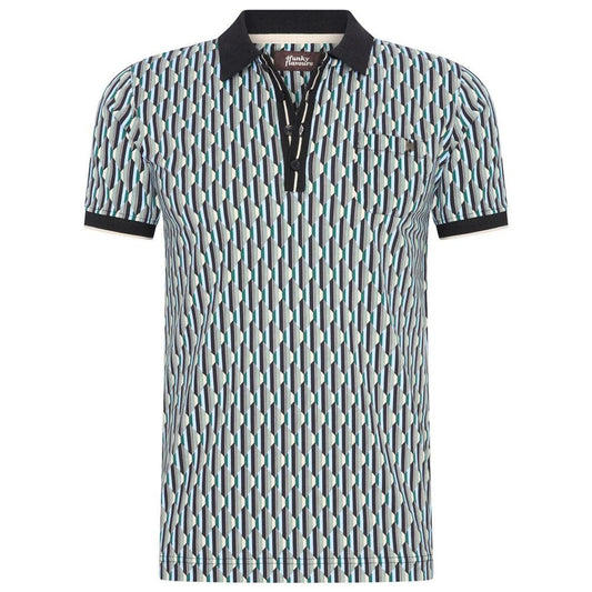 Midnight Special Green/Black/Blue Polo by 4funkyflavours
