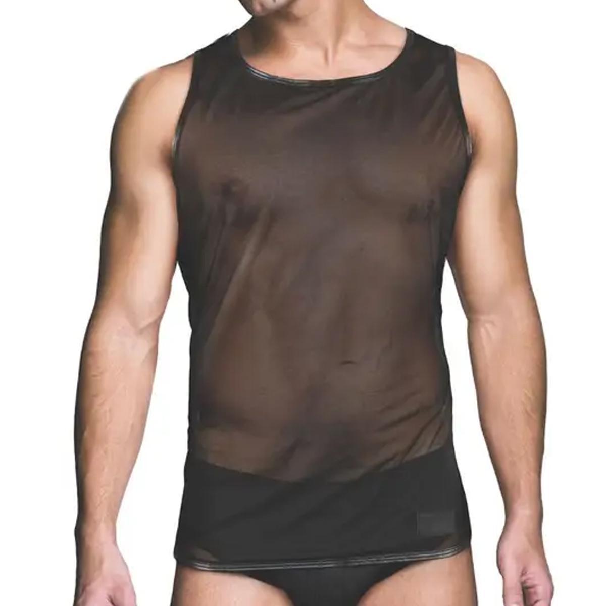 Black Mesh Tank by Prowler Red
