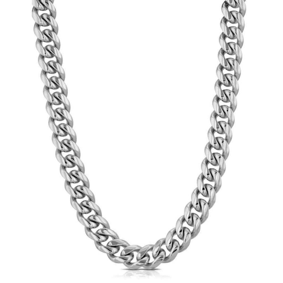 6MM White Gold Miami Cuban Chain by Gold Gods