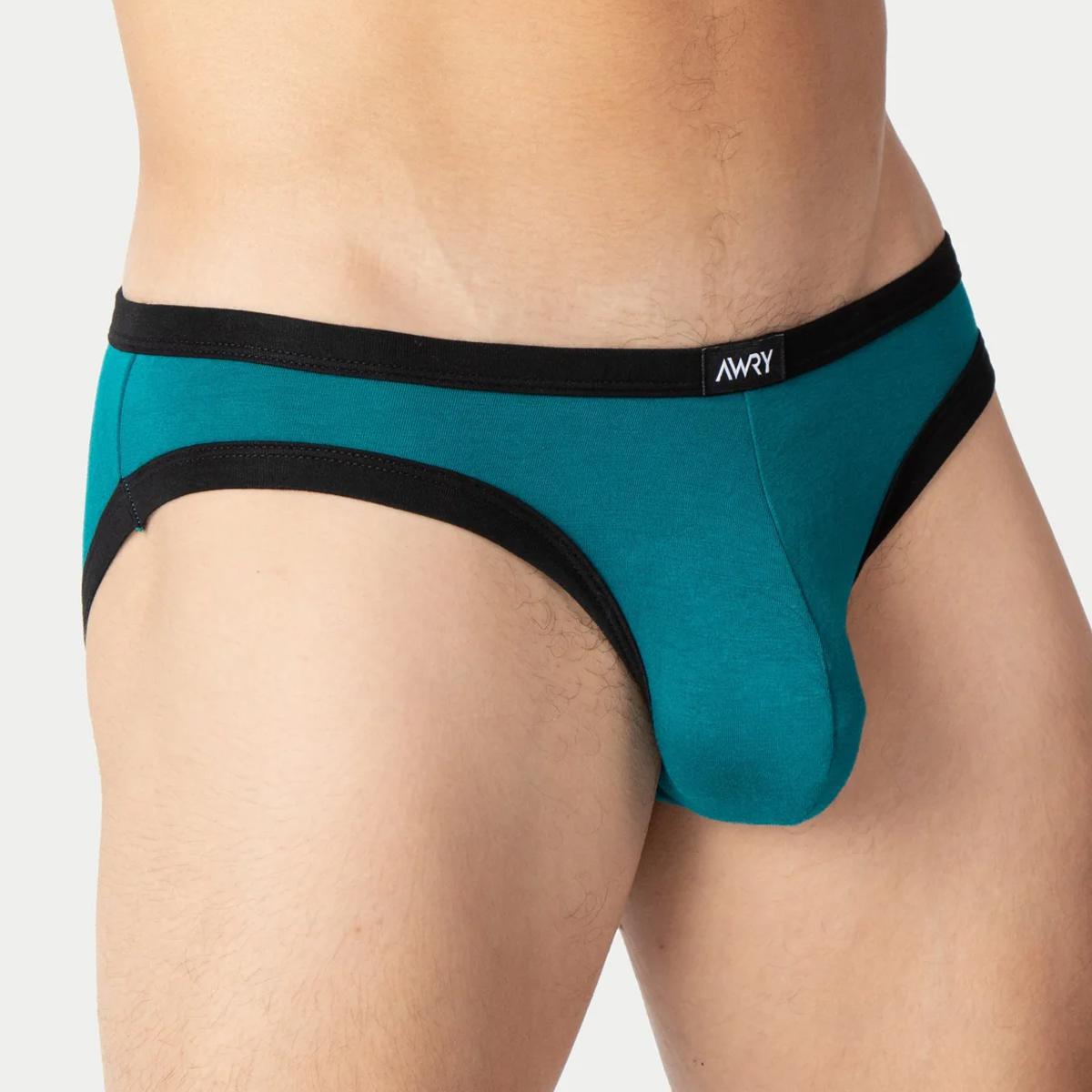 Contrast Deep Teal Briefs by Awry Menswear