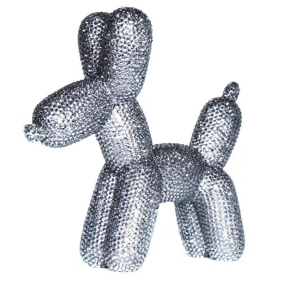 Rhinestone Balloon Dog Bank - 10.5" tall by Interior Illusions