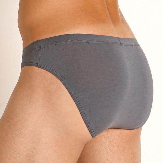 LUX Natural Pouch Steel Grey Low Rise Brief by John Sievers