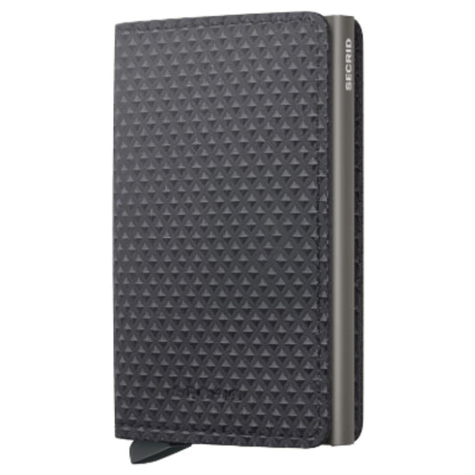 Grey Pyramid Slimwallet by Secrid