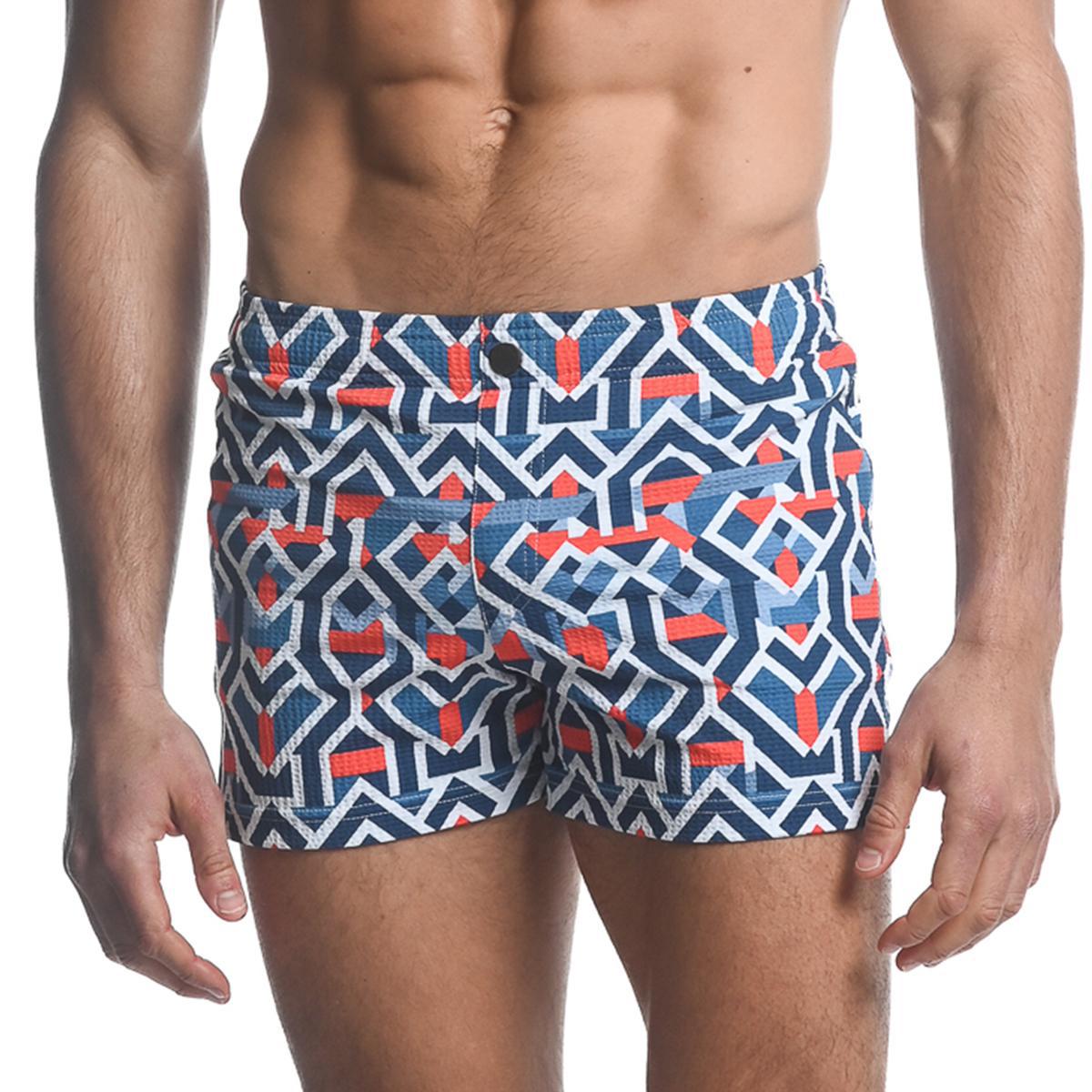 Navy/Red Arrows Swim Shorts by Postmarc