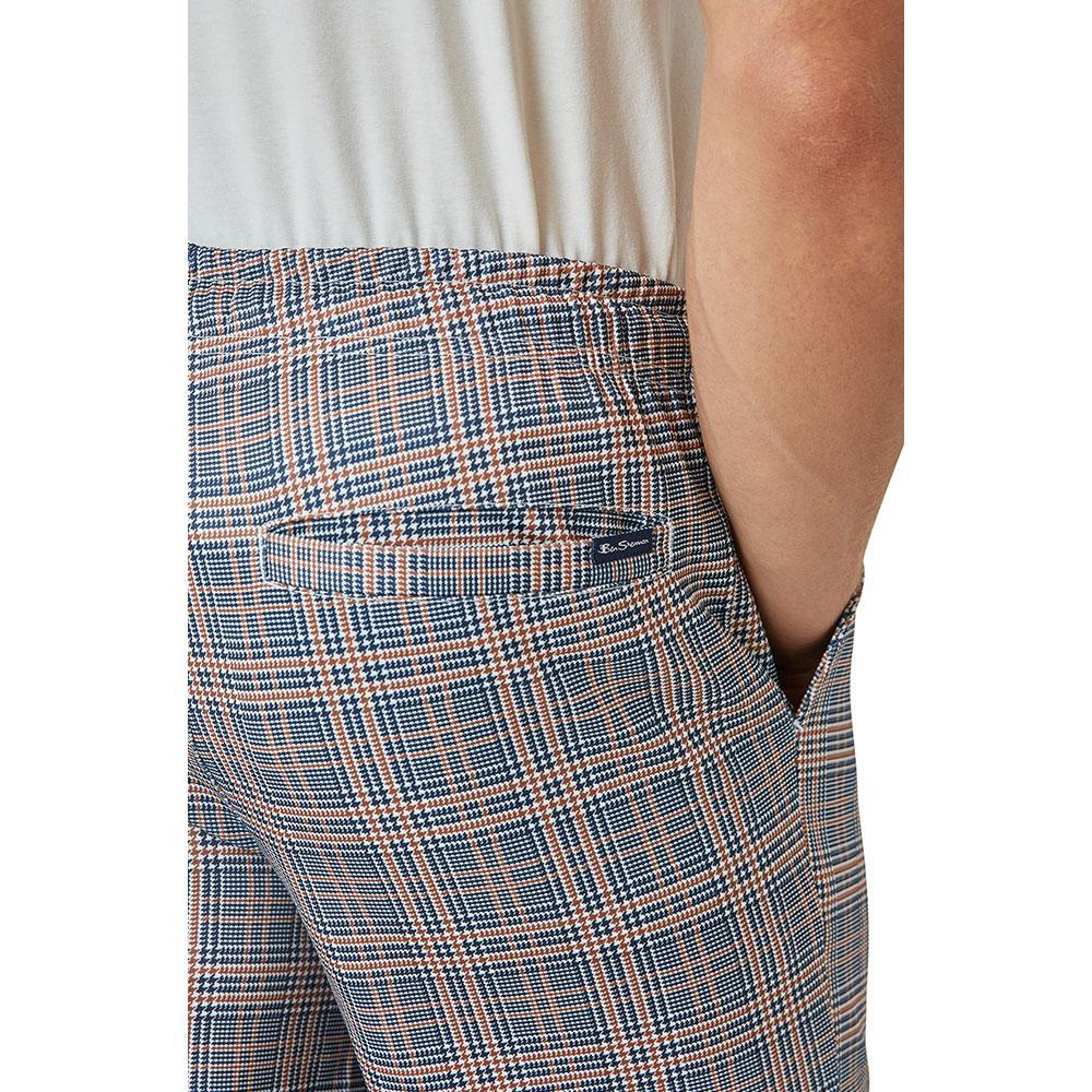 Glen Plaid Caramel Track Pant by Ben Sherman