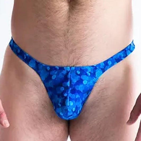 Hydro Blue Thong by MWearNYC
