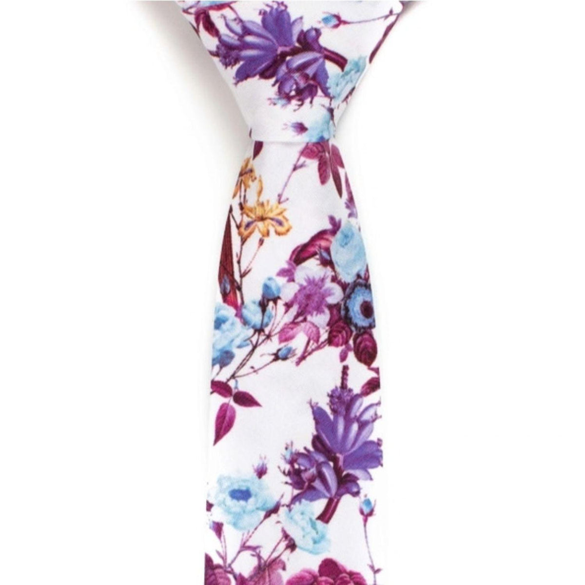 Artic Floral Slim Tie by Tough Apparel