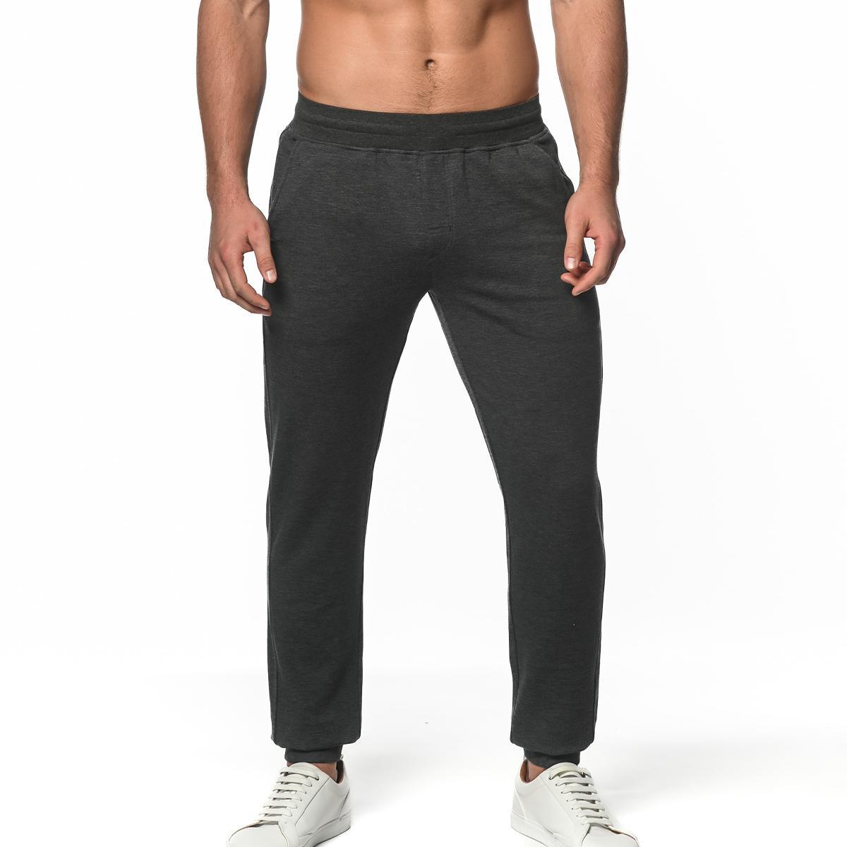 Heather Grey Stretch Fleece Jogger by Postmarc