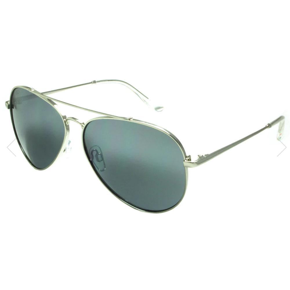 Lodge Silver with Silver Mirror Lens Sunglasses by Ego Eyewear (7074)