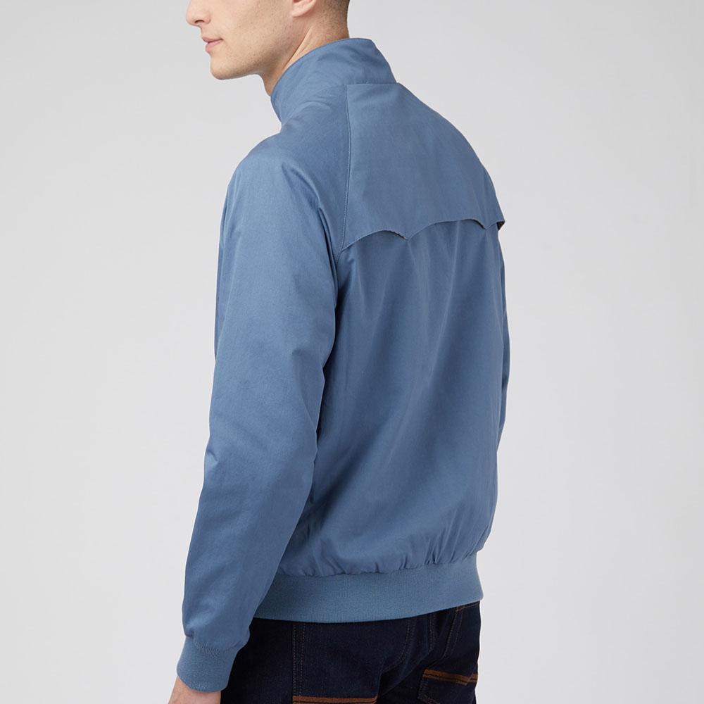 Blue Shadow Signature Harrington Jacket by Ben Sherman