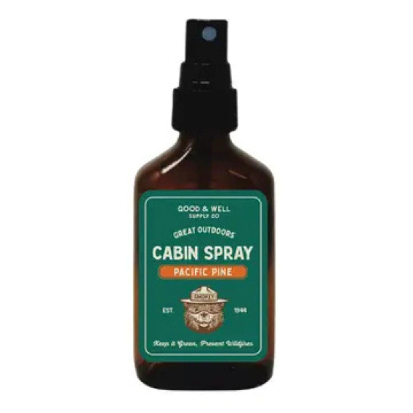 Pacific Pine Smokey Bear Cabin and Room Spray by Good & Well Supply Co.