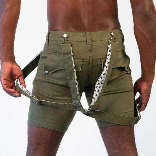 Archer Army Romey Shorts with Wearable Straps by TigerXHorse Denim