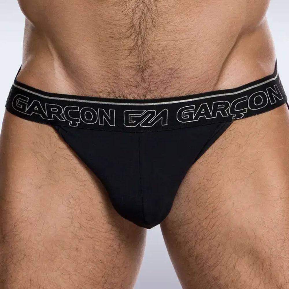 Black Bamboo Jockstrap by Garcon (GM22-BLK-JOCK)