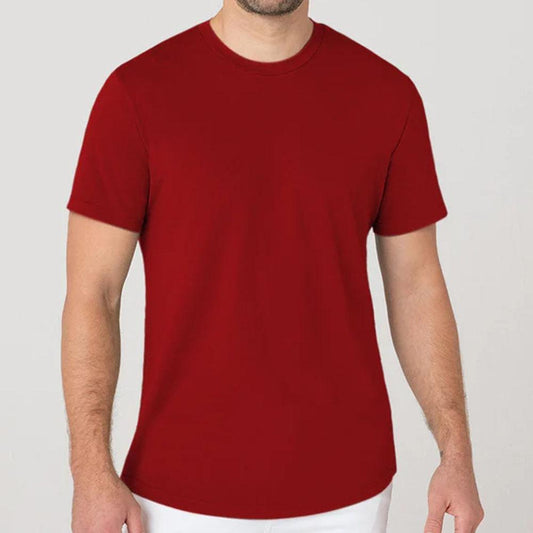 Softest T-Shirt in Claret by Swet Tailor (ST-3003)