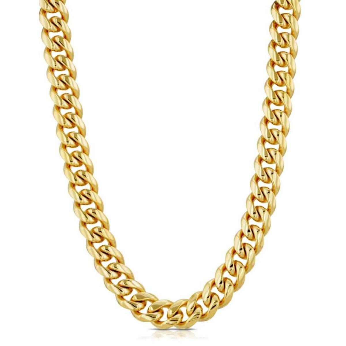 8MM Gold Miami Cuban Chain by Gold Gods