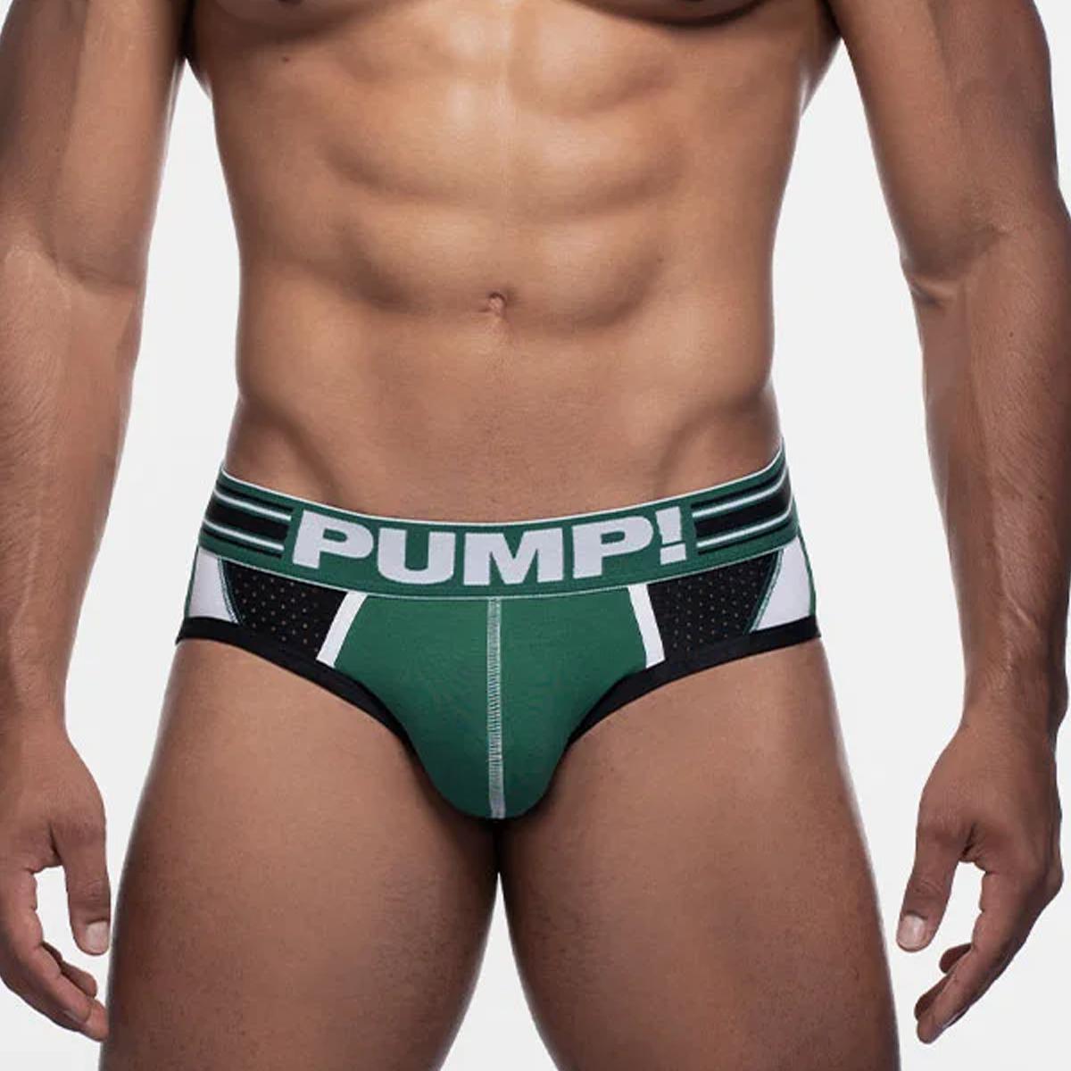 Boost Black/Dark Green Brief by PUMP!