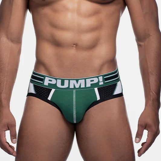 Boost Black/Dark Green Brief by PUMP!