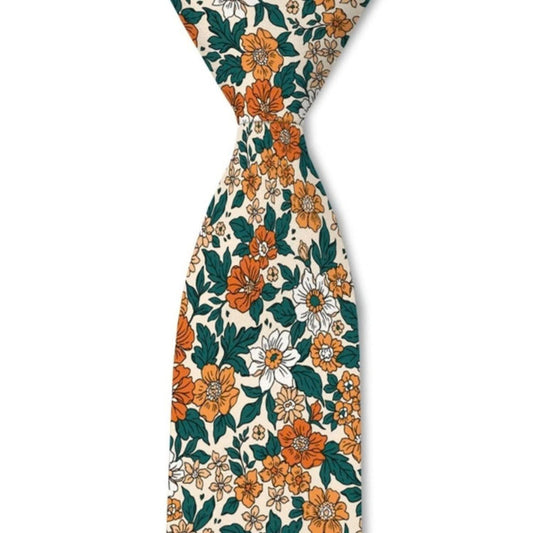Calypso Floral Slim Tie by Tough Apparel