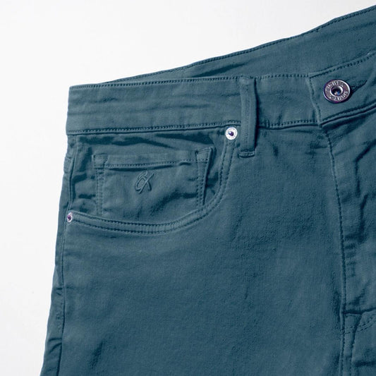 Soft Stretch Slim Fit Calypso Blue Jeans by Eight X