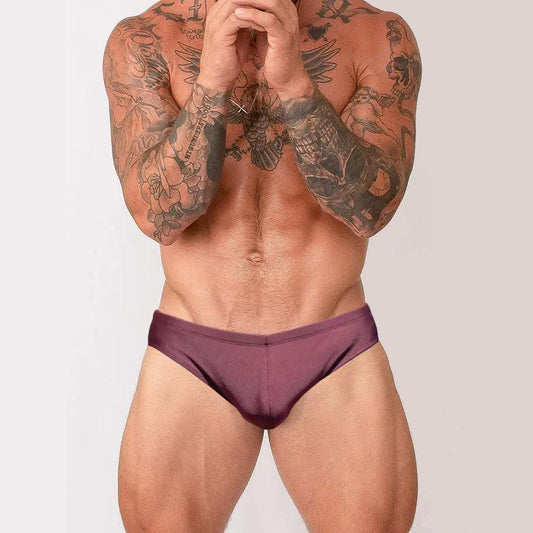 Alsace Burgundy Swim Brief by Richie Lifestyle