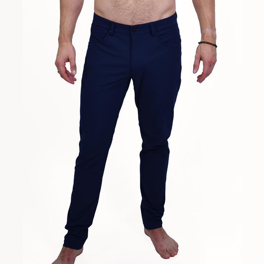 Navy Light Weight 5-Pocket Tech Pants