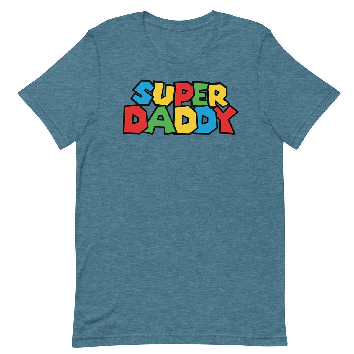 Super Daddy Blue Triblend T-Shirt by Swish Embassy