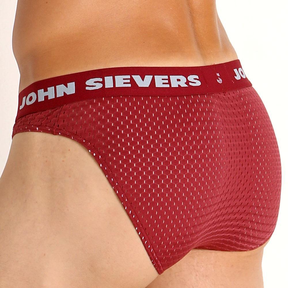 Stretch Mesh Natural Pouch Hot Pepper Brief by John Sievers