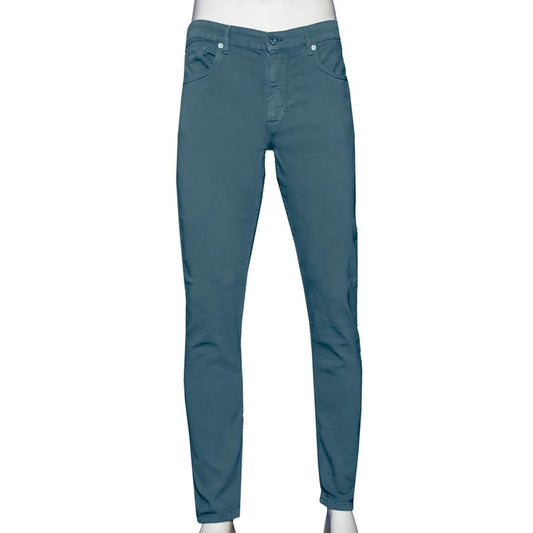 Soft Stretch Slim Fit Calypso Blue Jeans by Eight X
